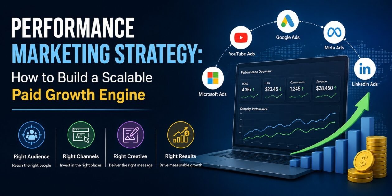 Performance marketing strategy for building a scalable paid growth engine